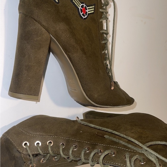 Army dark green booties - Picture 3 of 9